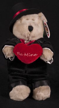 Starbucks Bearista 2002 18th Edition Tuxedo BE MINE Bear Plush